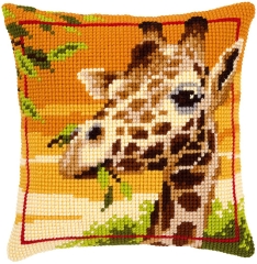 Vervaco Verachtert - Kreuzstichkissen Giraffe