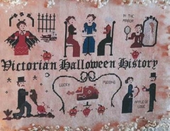 Stickvorlage Fairy Wool In The Wood - Victorian Halloween History