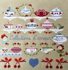 Stickvorlage Lilli Violette - Collections D'Amour