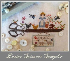 Stickvorlage Nikyscreations - Easter Scissors Sampler