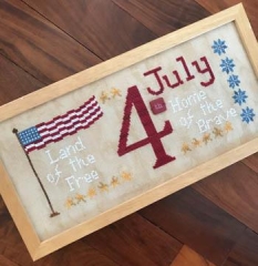 Stickvorlage Romys Creations - July 4th