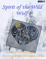 Stickvorlage MarNic Designs - Spirit Of The Wild Wolf