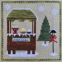 Stickvorlage Pickle Barrel Designs - Christkindlmarkt 4