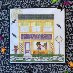 Stickvorlage Little Stitch Girl - Barber Shop (Ausverkauf)