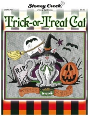 Stickvorlage Stoney Creek Collection - Trick Or Treat Cat