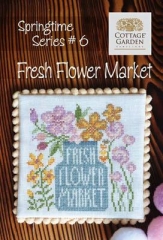 Stickvorlage Cottage Garden Samplings - Fresh Flower Market