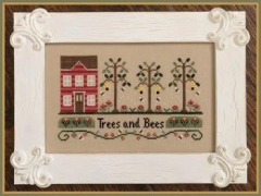 Stickvorlage Country Cottage Needleworks - Trees And Bees