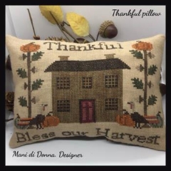 Stickvorlage Mani Di Donna - Thankful Pillow