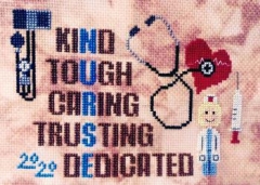 Stickvorlage Sister Lou Stitches - I Love My Nurse (Ausverkauf)