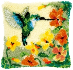 Knüpfkissen Vervaco - Kolibri 40x40 cm