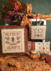 Stickvorlage Scissor Tail Designs - Autumn Blooms