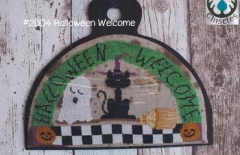 Stickvorlage Thistles - Halloween Welcome