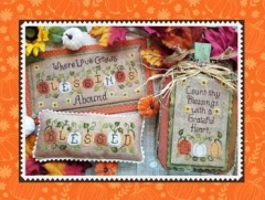 Stickvorlage Waxing Moon Designs - Blessings Abound