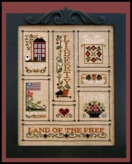 Stickvorlage Little House Needleworks - Heart Of America