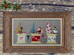 Stickvorlage Twin Peak Primitives - Stitching Christmas