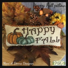 Stickvorlage Mani Di Donna - Happy Fall Pillow