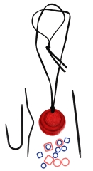Knit Pro Schmuckanhänger Magnetische Halskette für Stricker mit Zubehör - Ausverkauf