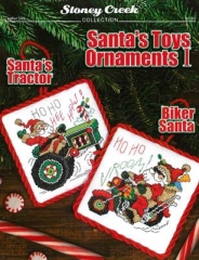Stickvorlage Stoney Creek Collection - Santa's Toys Ornaments I