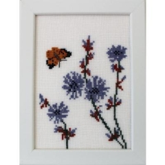 Fremme Stickpackung - Chicoree & Schmetterling 12x17 cm