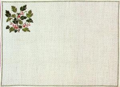 Fremme Stickpackung - Platzset Johannisbeeren