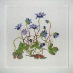 Fremme Stickpackung - Anemonen 23x23 cm