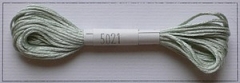 Soie d'Alger Seidenstickgarn - Farbe 5021 grün extra