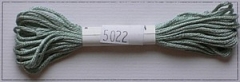 Soie d'Alger Seidenstickgarn - Farbe 5022 grün extra