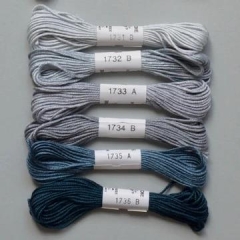Soie dAlger Seidenstickgarn - Farbe 1732 cyan