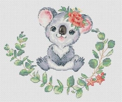 Stickvorlage Les Petites Croix De Lucie - Koala