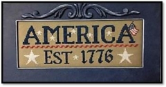 Stickvorlage Kays Frames & Designs America 1776