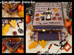 Stickvorlage Mani Di Donna - Near Halloween Sewing Box