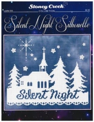 Stickvorlage Stoney Creek Collection - Silent Night Silhouette