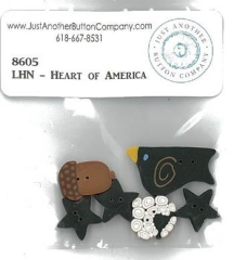 Just Another Button Company - Buttons Heart Of America