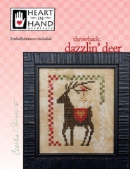 Stickvorlage Heart In Hand Needleart - Dazzlin Deer (w/emb)
