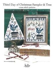 Stickvorlage Hello From Liz Mathews - Third Day Of Christmas