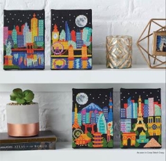 Stickvorlage Tiny Modernist Inc - Night Skylines