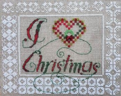 Stickvorlage MarNic Designs - I Love Christmas