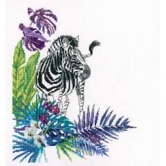 RTO Stickbild Zebra 18x22,5 cm