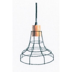 RTO Stickbild Loft-Styled Lamp 17,5x9,5 cm