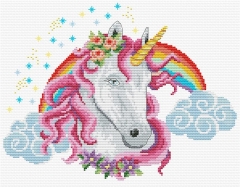 Stickpackung Needleart World - Rainbow Unicorn