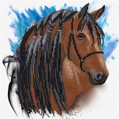 Stickpackung Needleart World - Stallion Groom