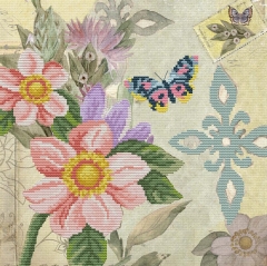 Stickpackung Needleart World - Butterfly Garden