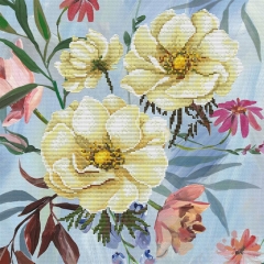 Stickpackung Needleart World - Wild Rose Bouquet