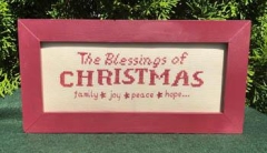 Stickvorlage Poppy Kreations - Christmas Blessings