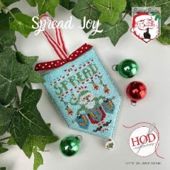 Stickvorlage Hands On Design - Secret Santa - Spread Joy