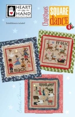 Stickvorlage Heart In Hand Needleart - Christmas Square Dance 4 (w/emb)