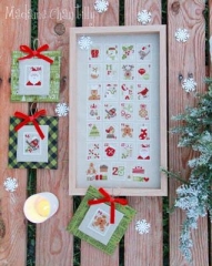 Stickvorlage Madame Chantilly - Christmas Stamps