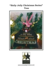 Stickvorlage Twin Peak Primitives - Holly Jolly Christmas Tree