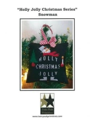 Stickvorlage Twin Peak Primitives - Holly Jolly Christmas Snowman