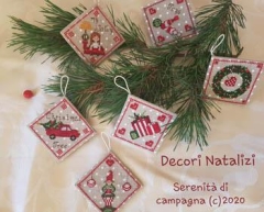 Stickvorlage Serenita Di Campagna - Decori Natalizi